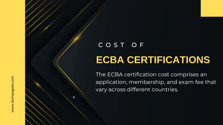 Cost of ECBA Certification Across Different Countries in 2025