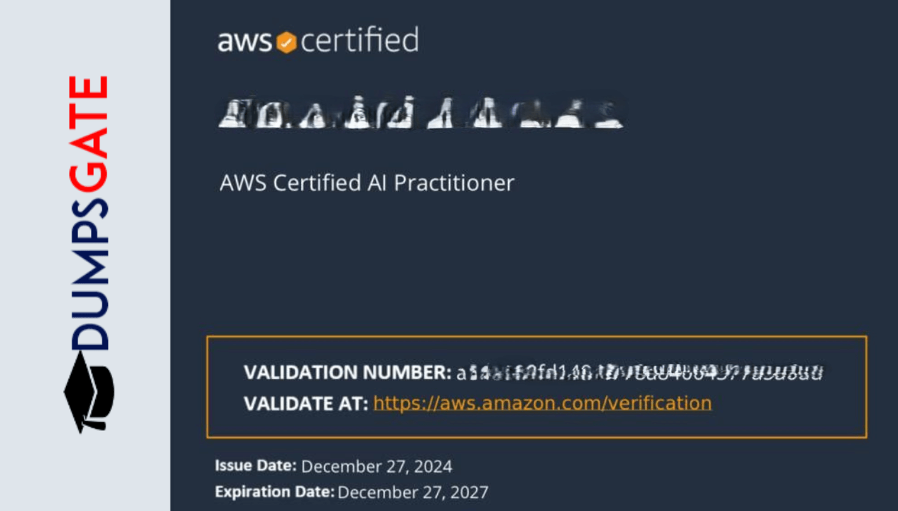 AWS CLF-C02 Success story 2