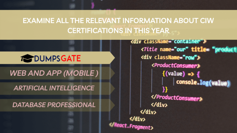 Examine All the Relevant Information about CIW Certifications in 2026